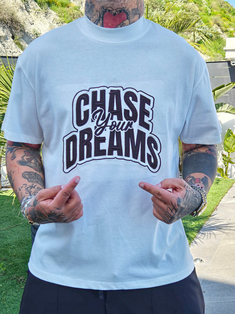 T-shirt Chase Your Dream White