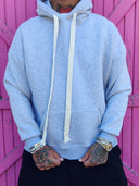 Felpa Boxy Felpata Grey