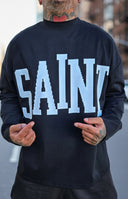 T-Shirt Long Sleeve Saint Black