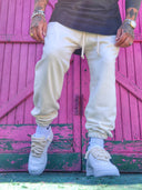 Pantalone Tuta Cream
