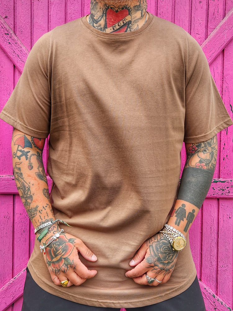 T-Shirt Arrotondata Brown