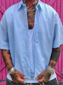Camicia Mille Righe Sky