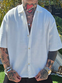 Camicia Ramos Sfrangiata White