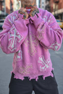 Maglione More Cross Pink