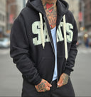 Felpa Zip Saint Black