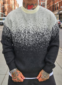 Maglione Bicolor White/Black