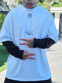 T-Shirt Raglan Vibes White