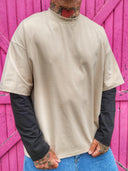 T-Shirt Double Beige