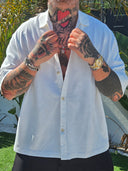 Camicia Ramos Sfrangiata White