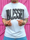 T-Shirt Blessed White