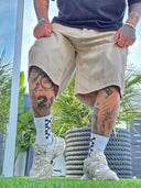 Bermuda Jeans Olise Beige