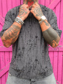T-Shirt Diamond Sfrangiata Grey