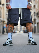 Bermuda Tasconi Zip Black