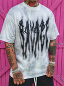 T-Shirt Savage White Fumè
