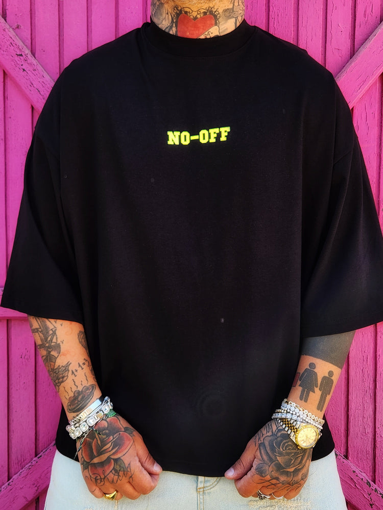 T-shirt No Off Black/Fluo