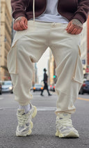 Pantalone Cargo Adly Cream