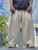 Pantalone Tuta Baloon Scuba Beige