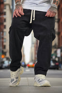 Pantalone Palazzo Velluto Black