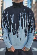 Maglione Collo Alto Romero Black