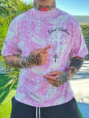 T-shirt Surprise Color God Culture Pink