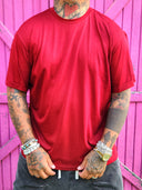 T-Shirt Filo Di Scozia Bordeaux