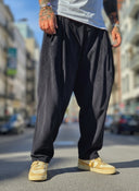 Pantalone Velluto Pences Black