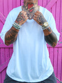 T-shirt Collo Largo White