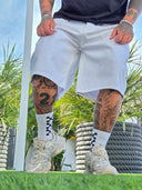 Bermuda Jeans Olise White