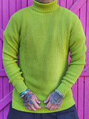 Maglione Over Apple Green