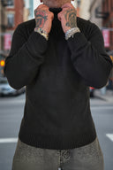 Maglione Collo Alto Black