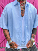 Camicia Mille Righe Sky