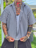 Camicia Quadri Black