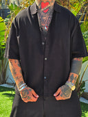 Camicia Ramos Sfrangiata Black