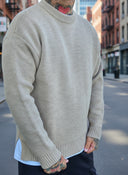 Maglione Girocollo Cancelo Beige