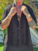 Camicia Ramos Sfrangiata Black