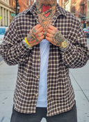 Camicia Quadri Brown