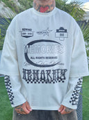 T-Shirt Raglan Memories White