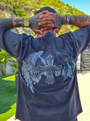 T-shirt Cross Wings Black
