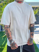 T-Shirt Sfrangiata Artie Beige