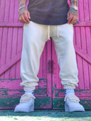 Pantalone Tuta Cream