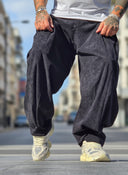 Pantalone Velluto Pences Black