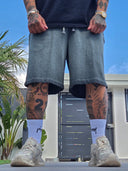 Bermuda Tuta Buttons Piombo