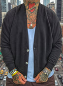 Cardigan Felpato Seattle Black