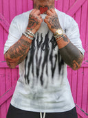 T-Shirt Savage White Fumè