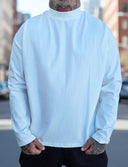 T-Shirt Long sleeve Plus White