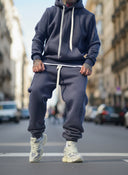 Completo Tuta Felpato Piombo