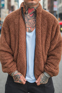 Felpa Teddy Zip Kinder