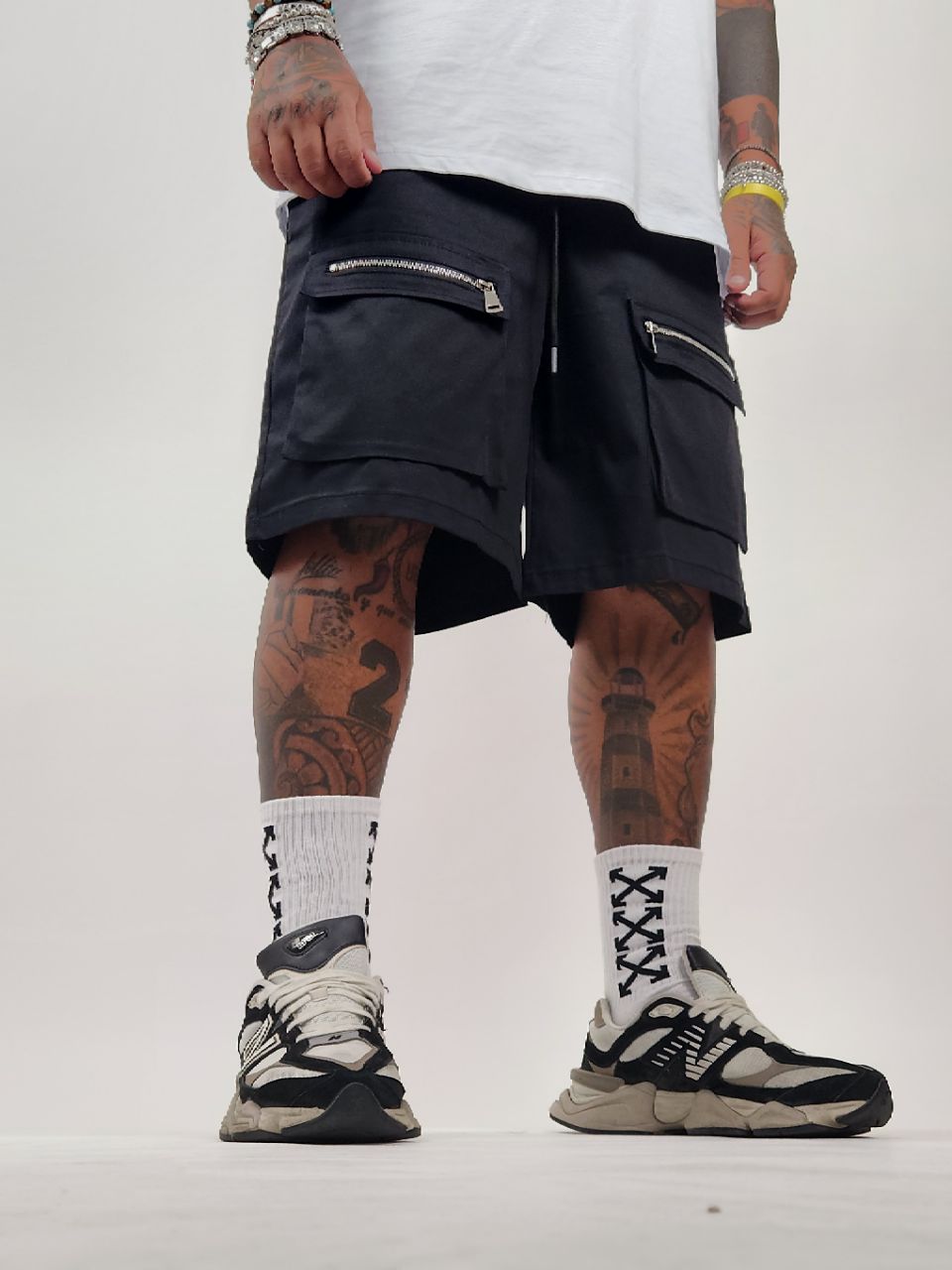 Bermuda Panama Zip Black