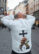 Felpa Money Cross White