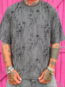 T-Shirt Diamond Sfrangiata Grey